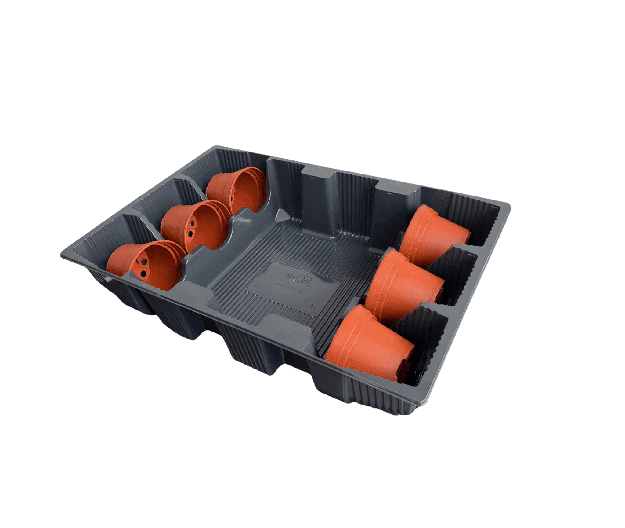 R-PET Plantentray 390×590 (6×12cm potten)